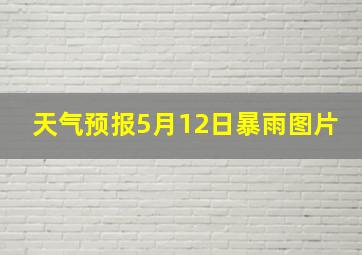 天气预报5月12日暴雨图片