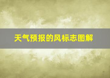 天气预报的风标志图解