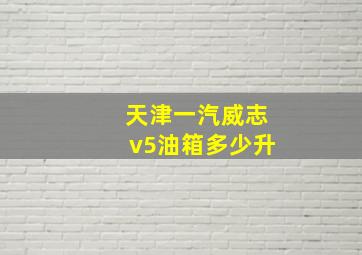 天津一汽威志v5油箱多少升