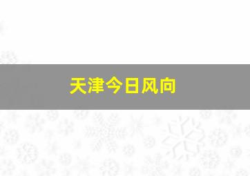 天津今日风向