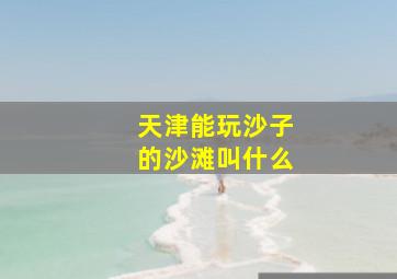 天津能玩沙子的沙滩叫什么