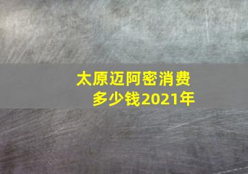 太原迈阿密消费多少钱2021年