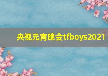 央视元宵晚会tfboys2021