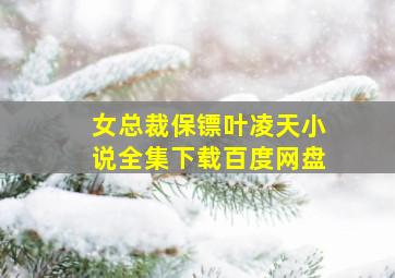 女总裁保镖叶凌天小说全集下载百度网盘