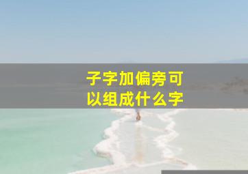 子字加偏旁可以组成什么字