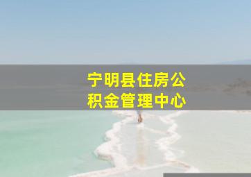 宁明县住房公积金管理中心