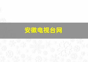 安徽电视台网