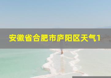 安徽省合肥市庐阳区天气1