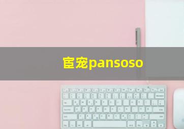 宦宠pansoso