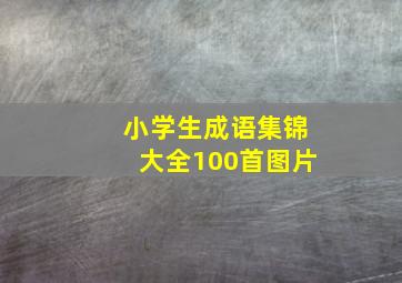 小学生成语集锦大全100首图片