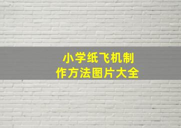 小学纸飞机制作方法图片大全