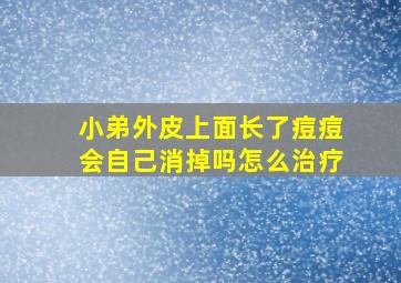 小弟外皮上面长了痘痘会自己消掉吗怎么治疗