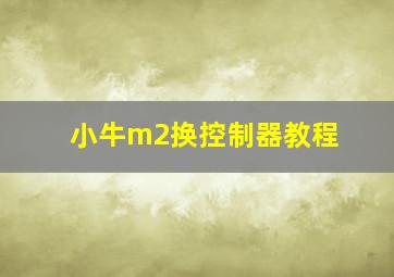 小牛m2换控制器教程