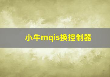 小牛mqis换控制器