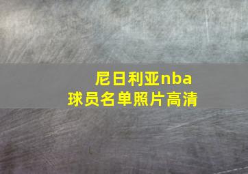 尼日利亚nba球员名单照片高清