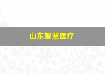 山东智慧医疗