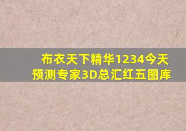 布衣天下精华1234今天预测专家3D总汇红五图库