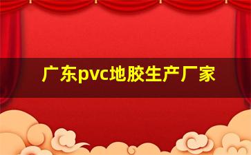 广东pvc地胶生产厂家