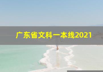 广东省文科一本线2021