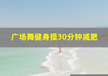 广场舞健身操30分钟减肥