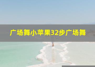 广场舞小苹果32步广场舞