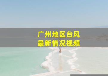 广州地区台风最新情况视频