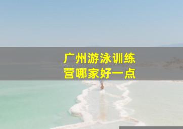 广州游泳训练营哪家好一点