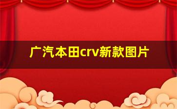 广汽本田crv新款图片