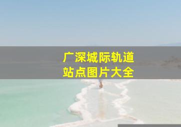 广深城际轨道站点图片大全