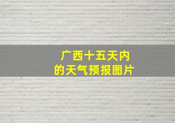 广西十五天内的天气预报图片