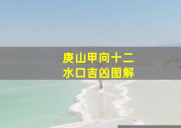 庚山甲向十二水口吉凶图解