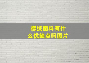 德绒面料有什么优缺点吗图片