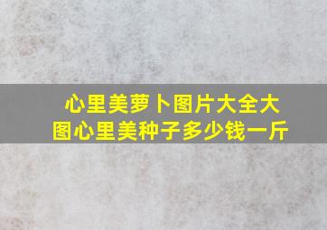 心里美萝卜图片大全大图心里美种子多少钱一斤