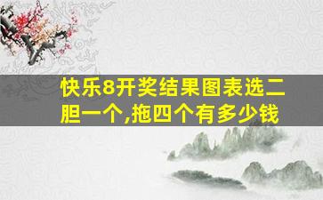 快乐8开奖结果图表选二胆一个,拖四个有多少钱