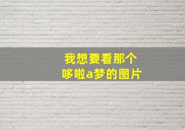 我想要看那个哆啦a梦的图片