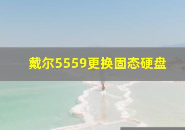 戴尔5559更换固态硬盘