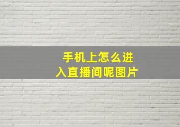 手机上怎么进入直播间呢图片