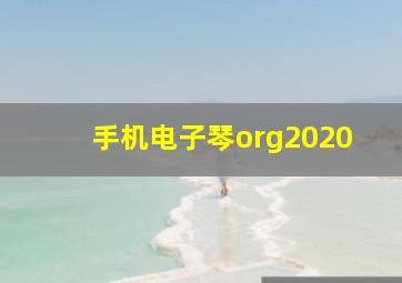 手机电子琴org2020