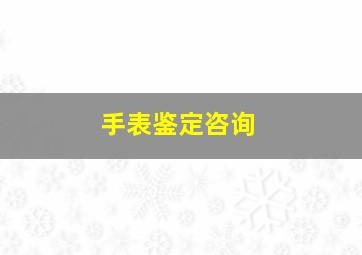 手表鉴定咨询