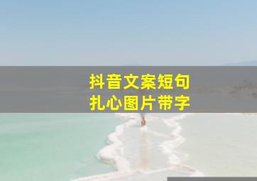 抖音文案短句扎心图片带字