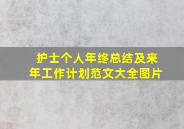 护士个人年终总结及来年工作计划范文大全图片