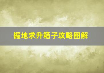 掘地求升箱子攻略图解