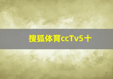 搜狐体育ccTv5十