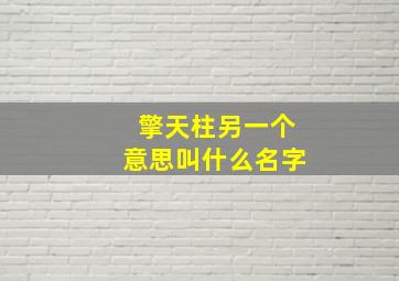 擎天柱另一个意思叫什么名字