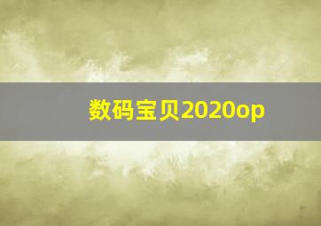 数码宝贝2020op