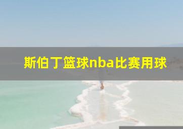 斯伯丁篮球nba比赛用球