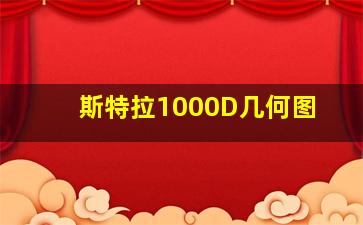 斯特拉1000D几何图