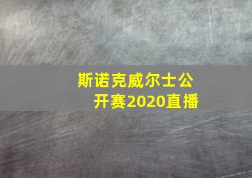 斯诺克威尔士公开赛2020直播