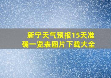 新宁天气预报15天准确一览表图片下载大全