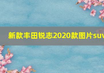 新款丰田锐志2020款图片suv